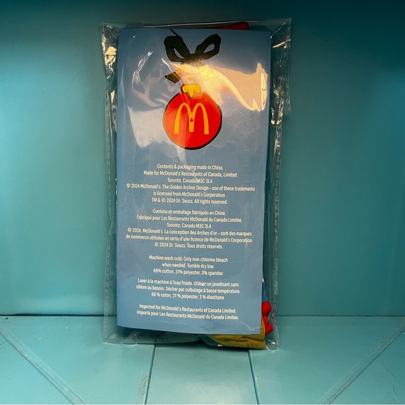 McDonald's Grinch Merry Grinchmas 2024 Socks - Picture 2 of 5